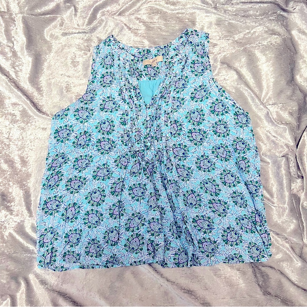 XL Anne Taylor Loft Sleeveless Blouse